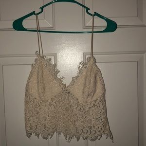 Zara lace crop top